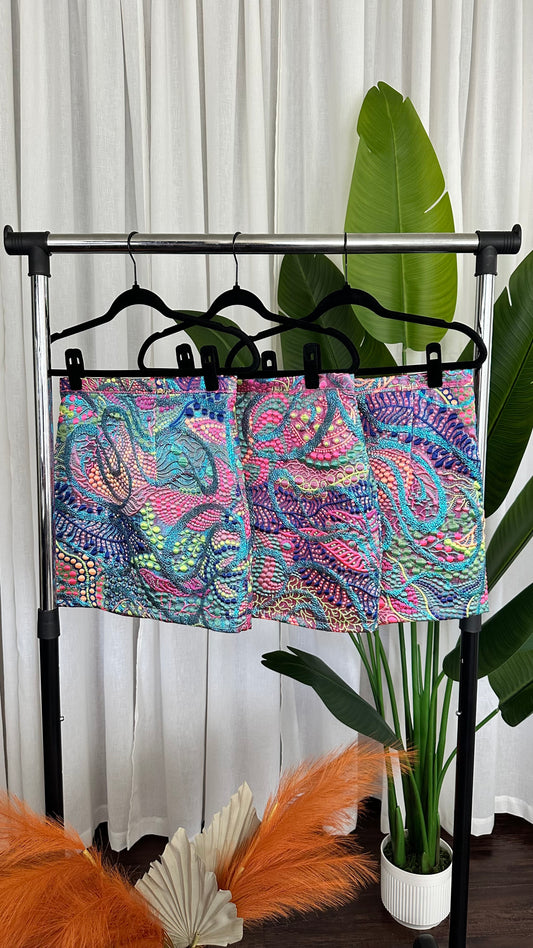 The Art of Brocade Mini Skirt